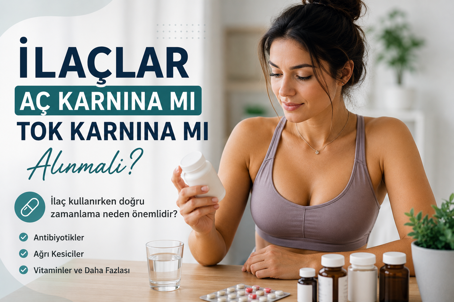 İlaçlar Aç Karnına mı Tok Karnına mı Alınmalı? İlaç Kullanırken Bilmeniz Gerekenler