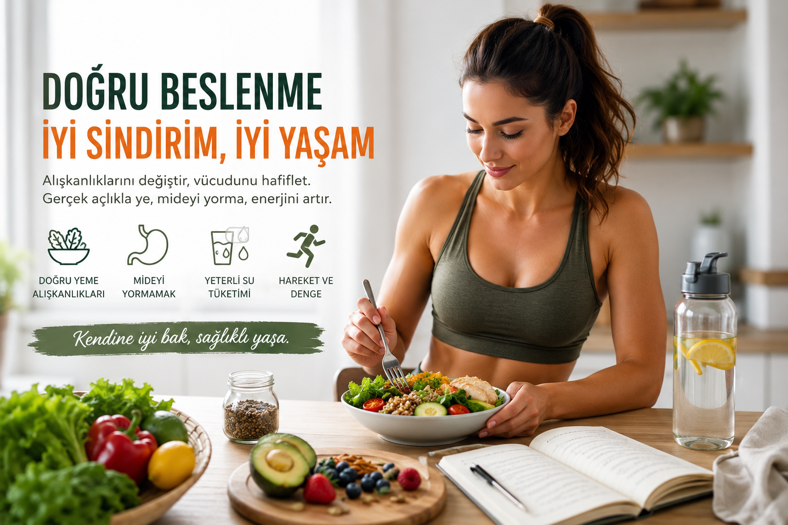 Sağlıklı Beslenmeyi hayatınıza adapte edin