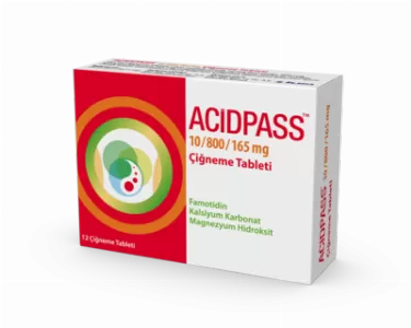 ACIDPASS 10/800/165 MG CIGNEME TABLETI (6 TABLET)