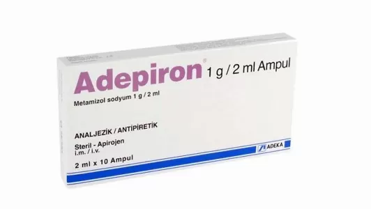 ADEPIRON 1 GR/2 ML ENJEKSIYONLUK COZELTI