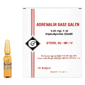 ADRENALIN BAS.GALEN 0,25 MG 10 AMPUL