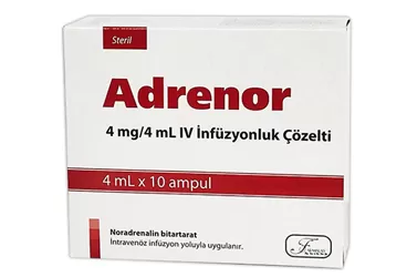 ADRENOR 4 MG/4 ML IV INF. ICIN KON.COZ.ICEREN 10 AMPUL