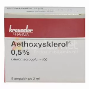 AETHOXYSKLEROL % 0.5 I.V. ENJEKSIYONLUK COZELTI ICEREN AMPUL ( 2 ML X 6 AMPUL )
