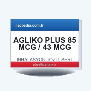AGLIKO PLUS 85 MCG / 43 MCG INHALASYON TOZU, SERT KAPSUL