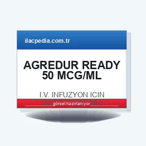 AGREDUR READY 50 MCG/ML I.V. INFUZYON ICIN COZELTI (250 ML)