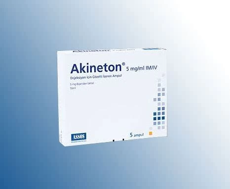 AKINETON 5 MG/ML ENJEKSİYON İÇİN SOLÜSYON İÇEREN 1 ML X 5 AMPUL