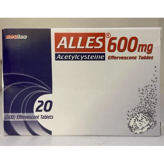 ALLES 600 MG 20 EFERVESAN TABLET