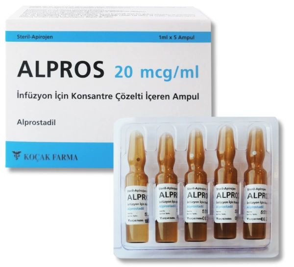 ALPROS 20 MCG/ML INF. ICIN KONSANTRE COZ. ICEREN 1 MLx5 AMPUL