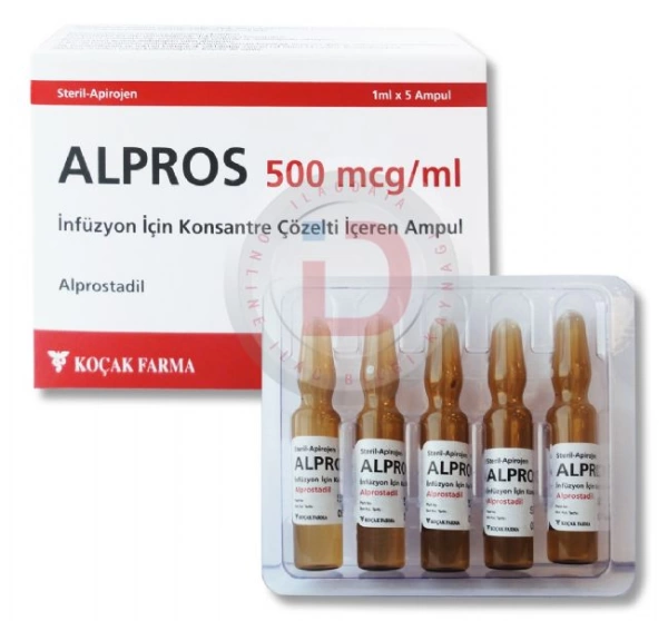 ALPROS 500 MCG/ML INF. ICIN KONSANTRE COZ. ICEREN 1 MLx5 AMPUL