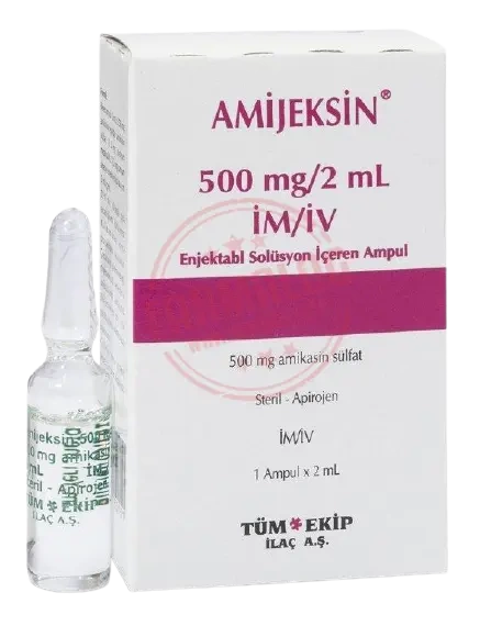 AMIJEKSIN 100 MG/2 ML IM/IV ENJ. SOL.ICEREN 1 AMPUL
