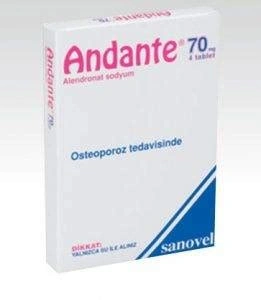 ANDANTE 70 MG 4 TABLET