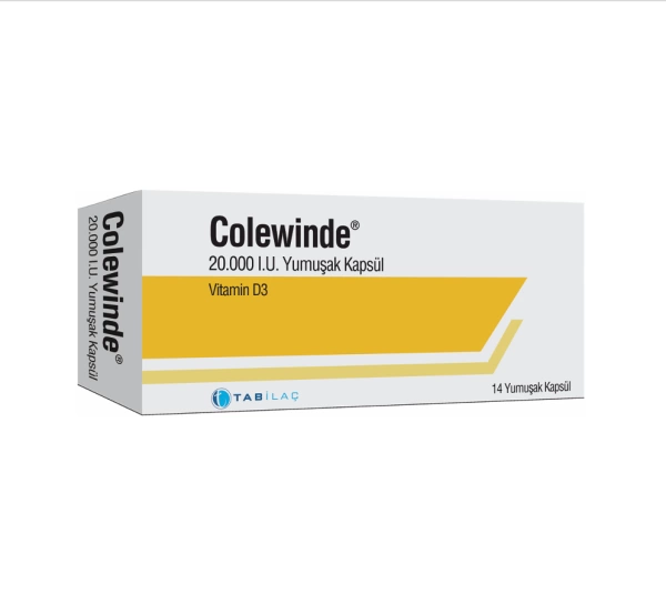 COLEWINDE 20.000 I.U. YUMUSAK KAPSUL (14 ADET)