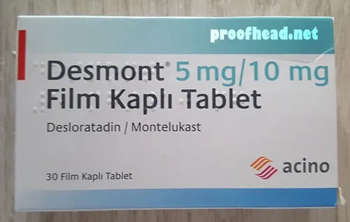 DESMONT 5MG/10 MG 30 FILM KAPLI TABLET