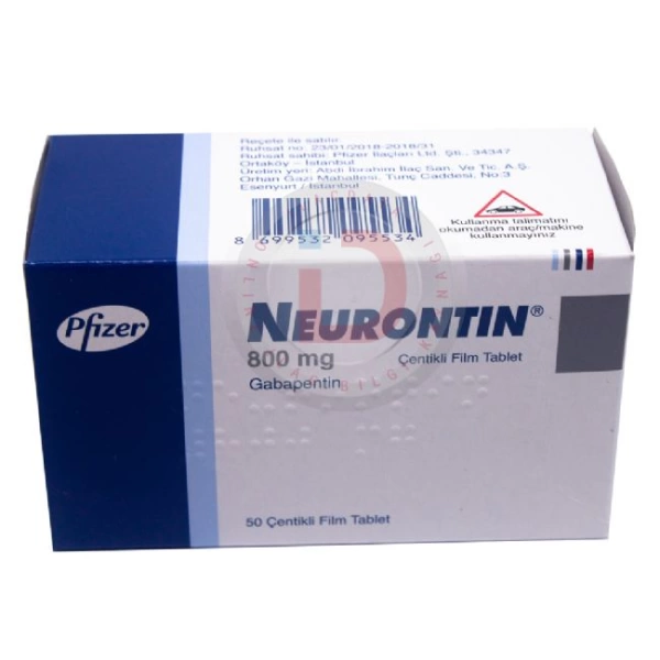 NEURONTIN 800 MG 50 ÇENTİKLİ FİLM TABLET