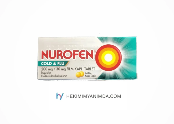 NUROFEN COLD & FLU 200 MG/30 MG FILM KAPLI TABLET(24 TABLET)